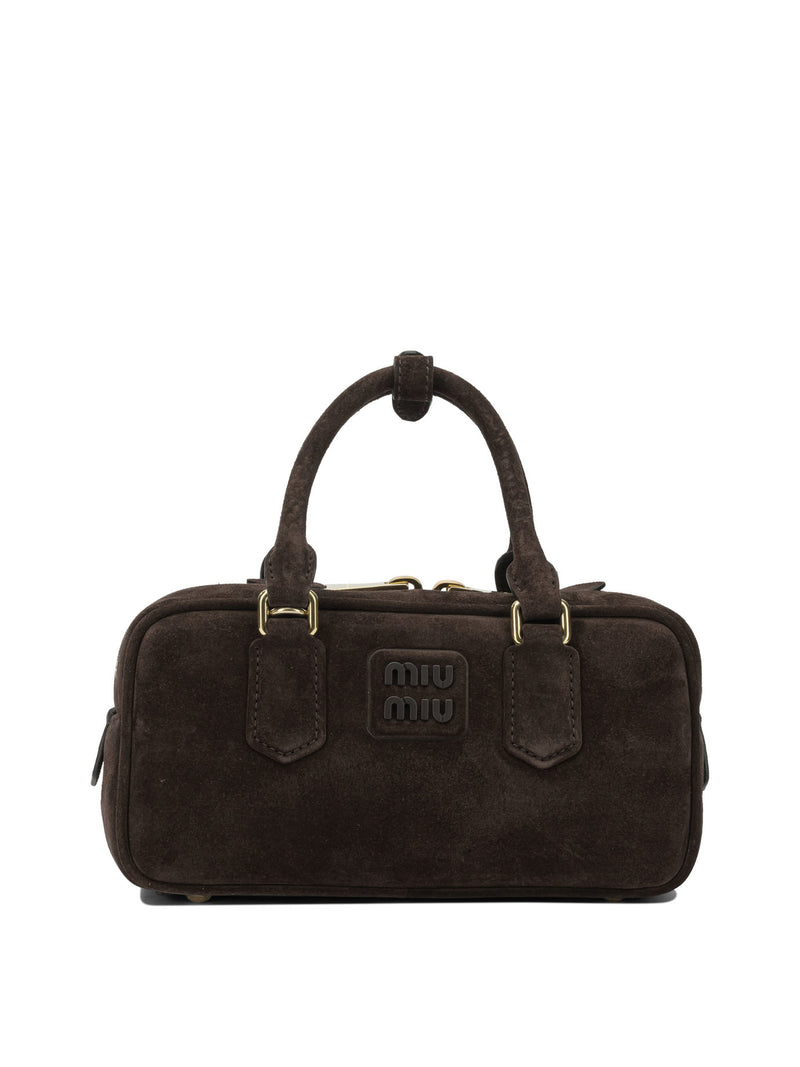 Miu Miu Bolso pequeño Miu Miu Arcadie Marrón - World Class Fashion