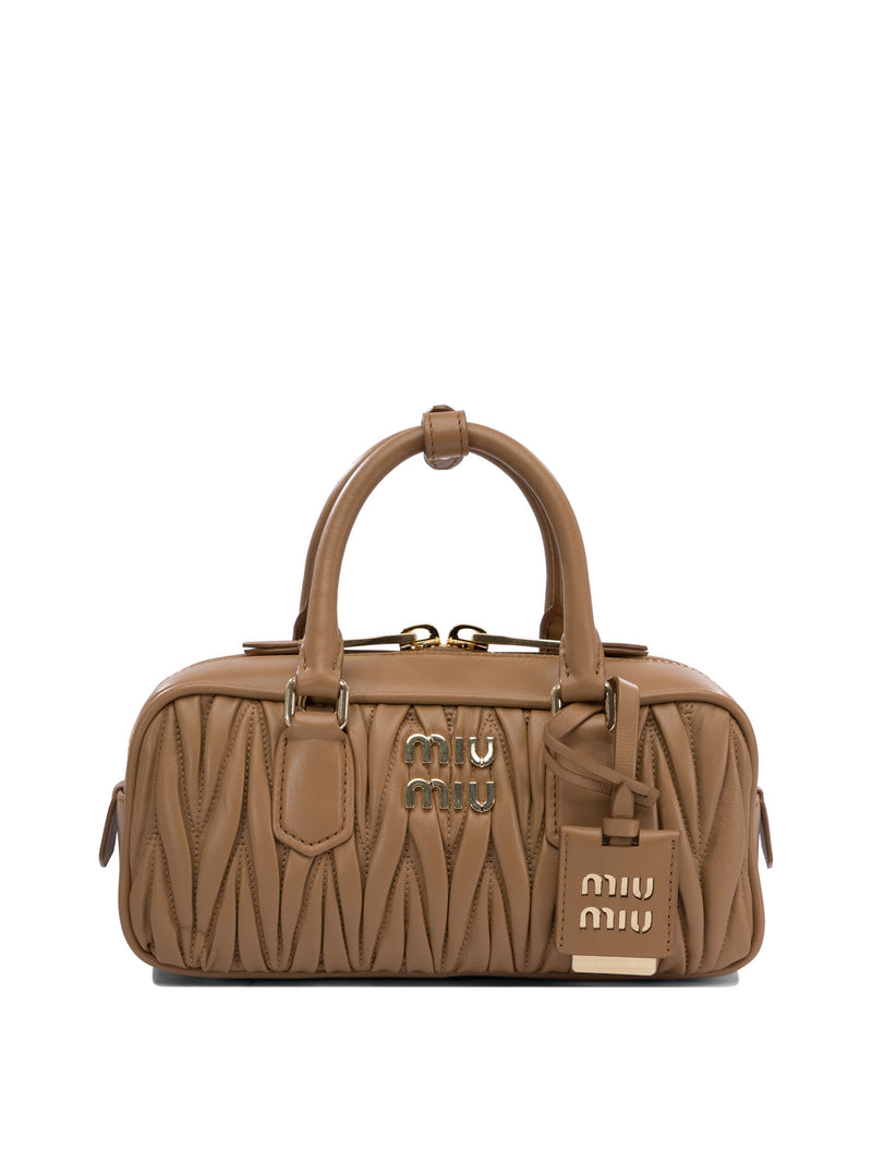 Miu Miu Bolso de mano pequeño Arcadie de Miu Miu marrón para mujer - World Class Fashion