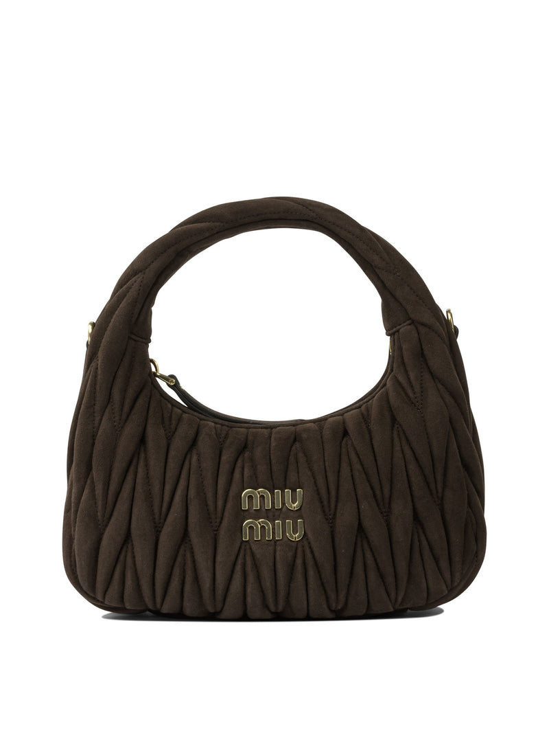 Miu Miu Bolso de mano Miu Miu Wander marrón para mujer - World Class Fashion