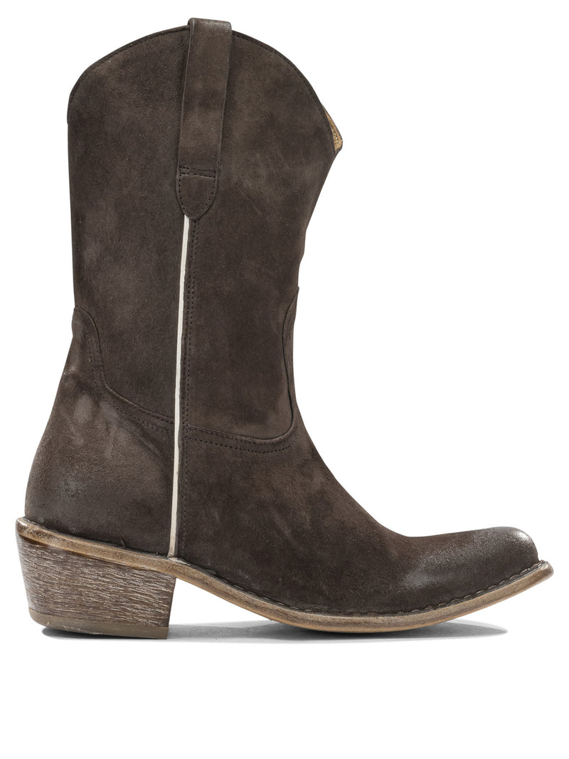 Moma Moma Brown Calf Leather Women Boots - World Class Fashion