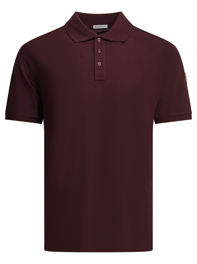 Moncler Moncler Polo Shirt Bordeaux Men - World Class Fashion