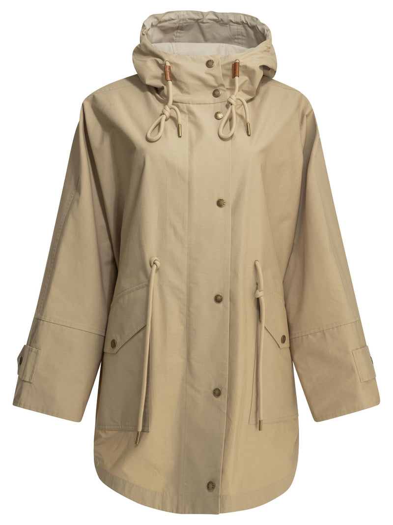 Moncler Moncler Brunnera Parka Beige Women - World Class Fashion