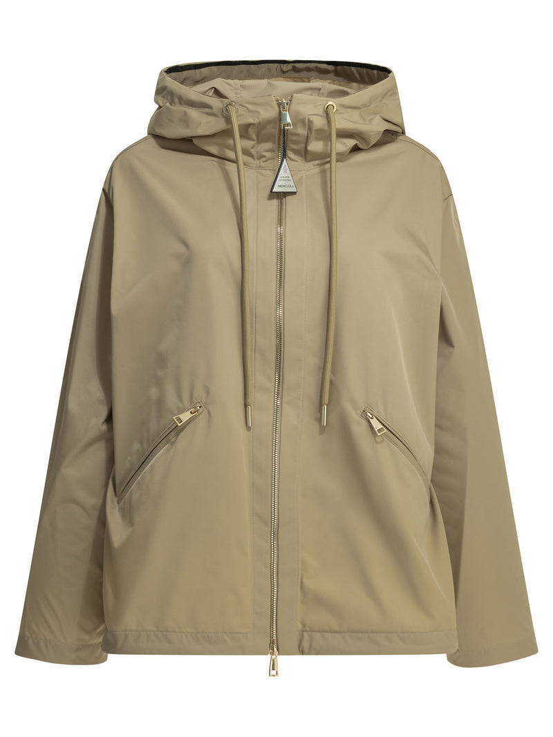 Moncler Moncler Cassiopeia Lightweight Jacket Beige - World Class Fashion