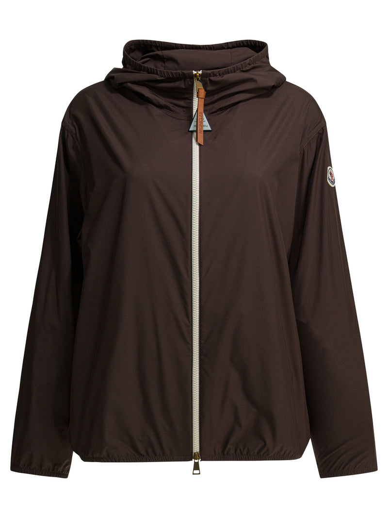 Moncler Moncler Fegeos Windbreaker Jacket Brown Women - World Class Fashion