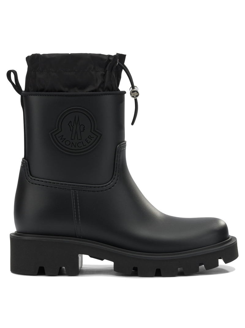 Moncler Moncler Kickstream Rain Boots Black Women - World Class Fashion