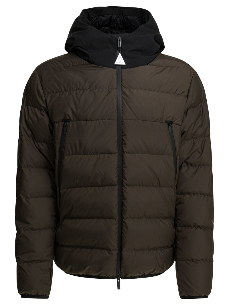 Moncler Moncler Vega Brown Down Jacket Men - World Class Fashion