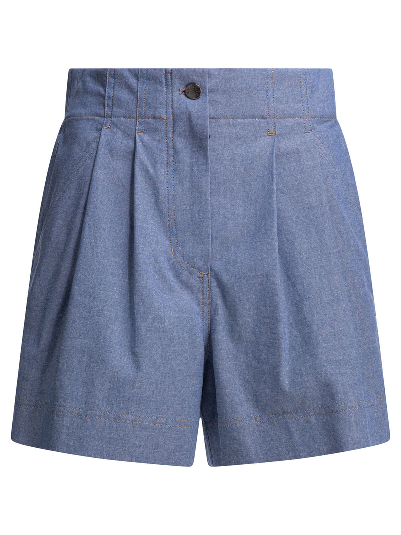 Moncler Grenoble Moncler Grenoble Shorts Azules Claras para Mujer - World Class Fashion