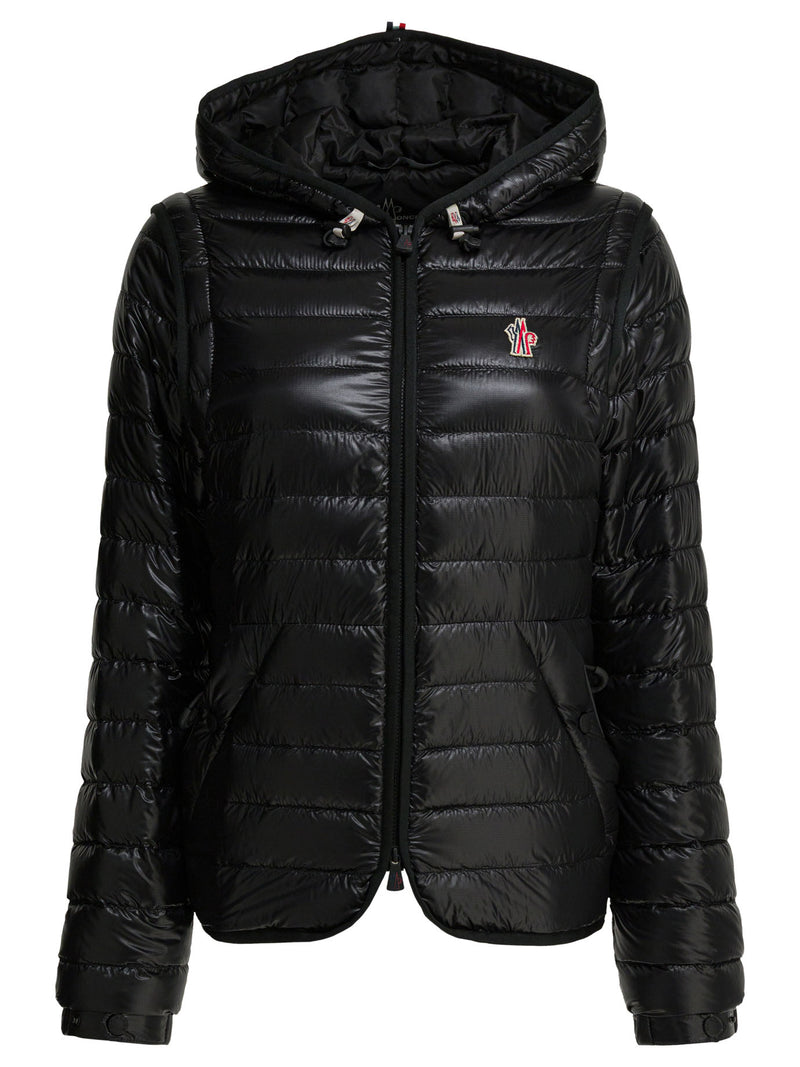 Moncler Grenoble Moncler Grenoble Chaqueta de plumón Karura negra para mujer - World Class Fashion