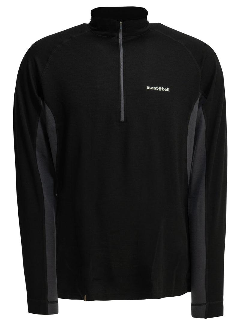 Montbell Sudadera de lana y poliéster para hombre Montbell, negra - World Class Fashion