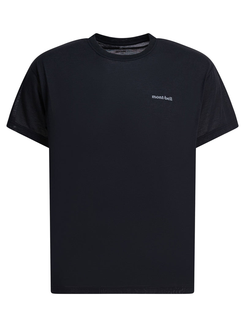 Montbell Montbell Men's Polyester T-Shirt Black - World Class Fashion