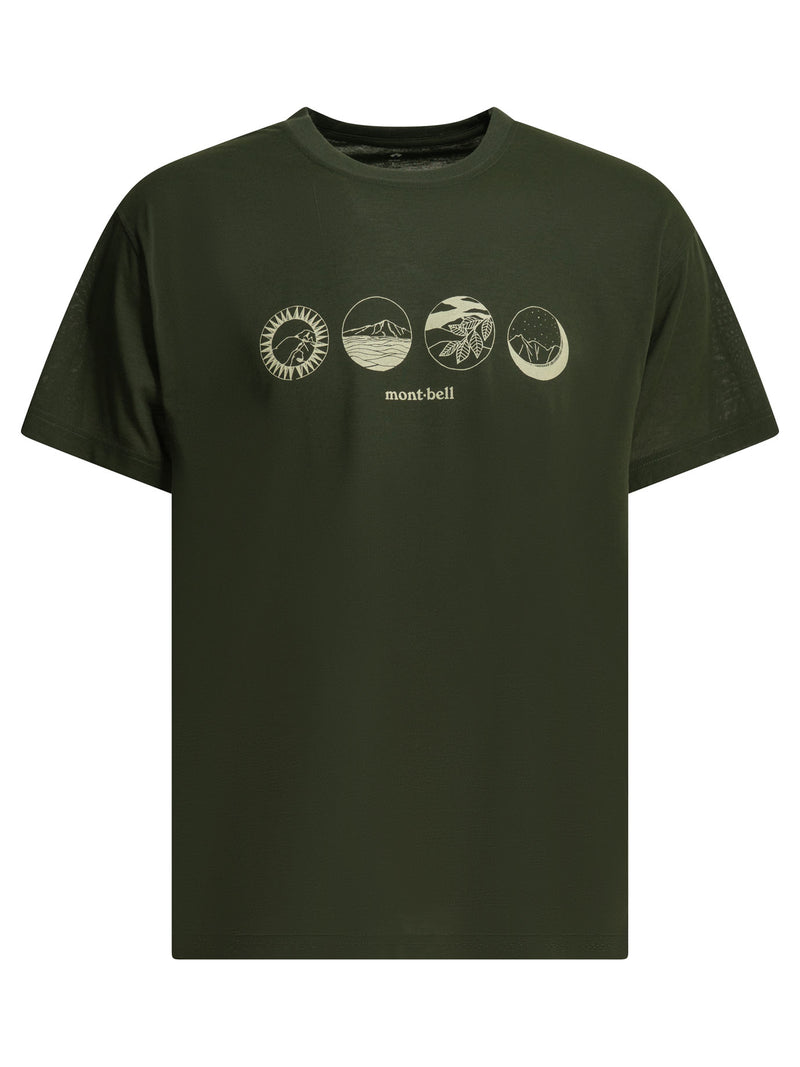 Montbell Camiseta de poliéster Montbell para hombre, color verde - World Class Fashion