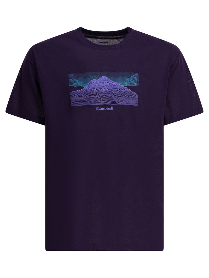 Montbell Camiseta de poliéster morada Montbell para hombre - World Class Fashion
