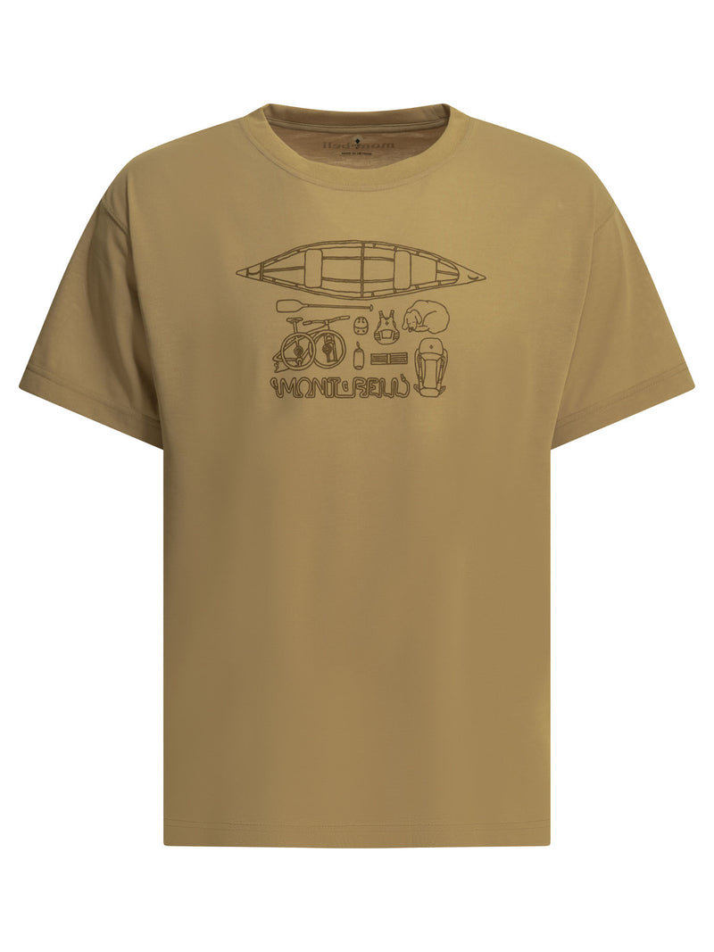 Montbell Montbell Camiseta para hombre Beige - World Class Fashion