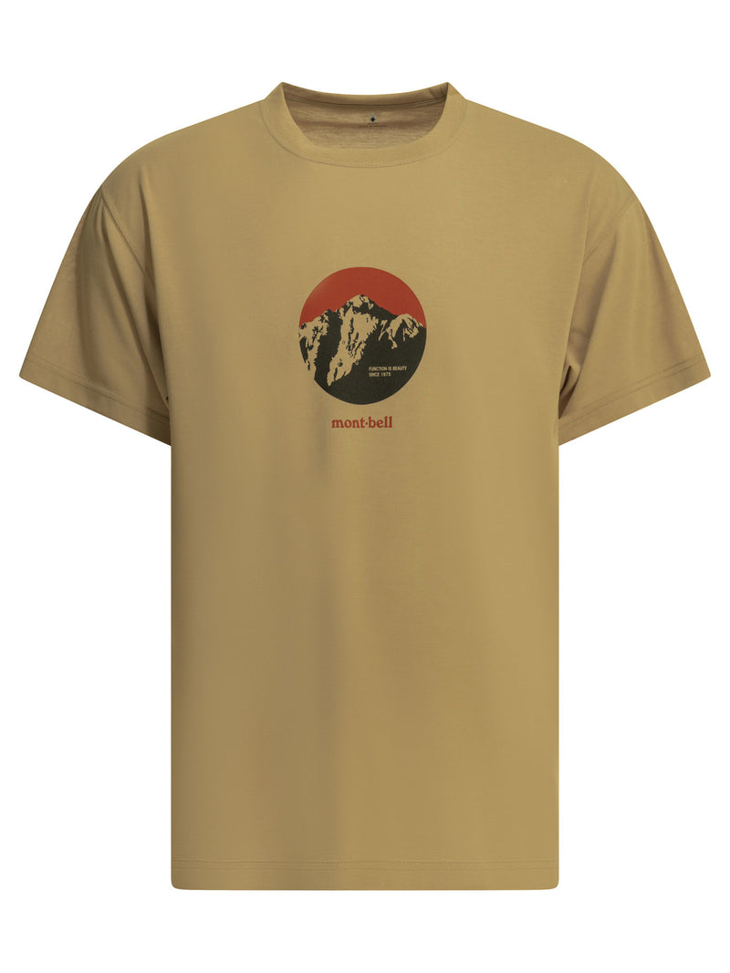 Montbell Camiseta beige de hombre Montbell - World Class Fashion