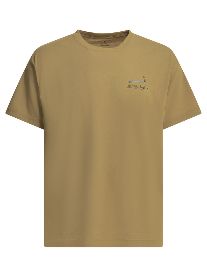 Montbell Camiseta de hombre Montbell beige - World Class Fashion