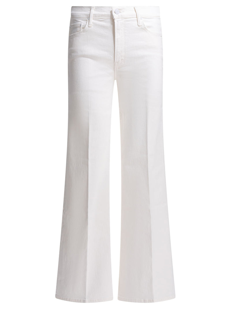 Mother Denim Mother Denim The Twister Sneak Jeans White - World Class Fashion