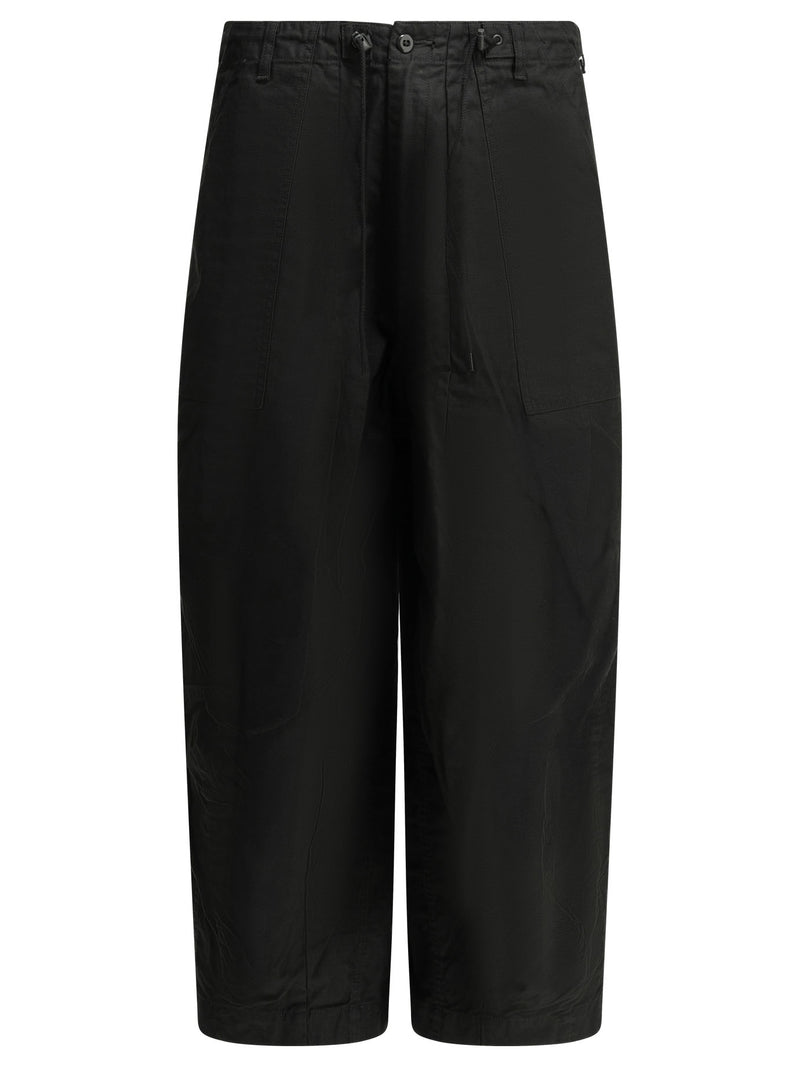 Needles Needles Fatigue Parachute Pants Black - World Class Fashion