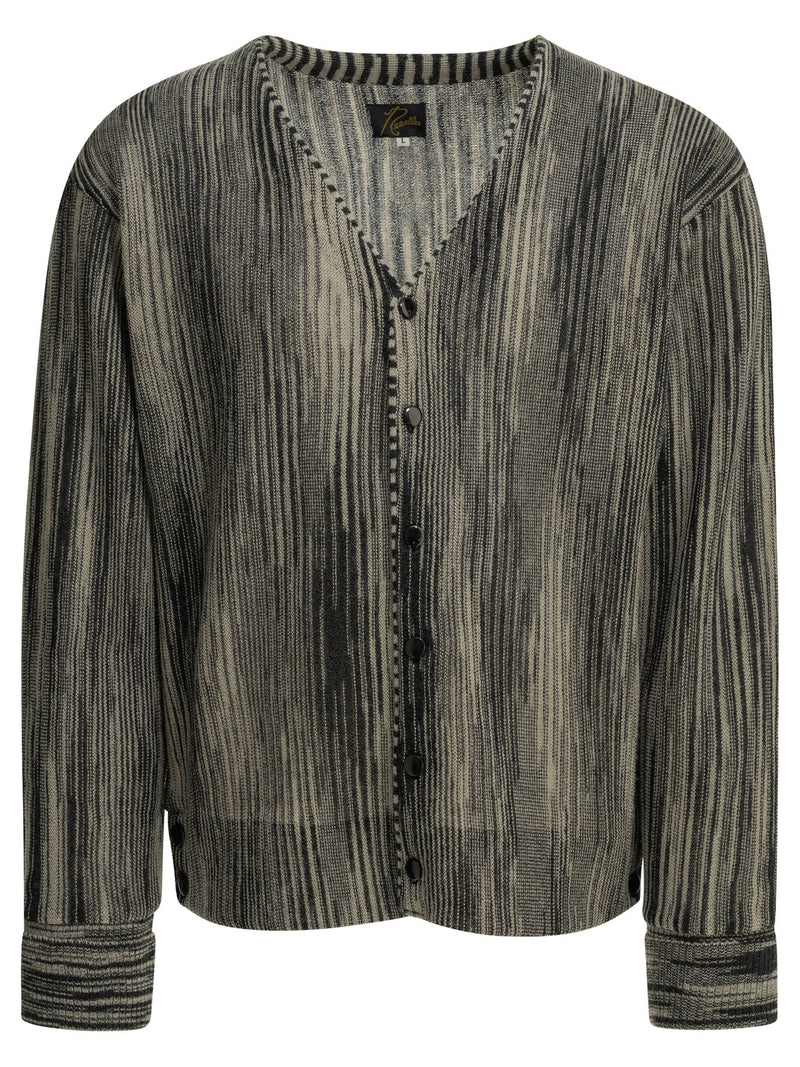 Needles Cárdigan de rayas Needles para hombre - Negro - World Class Fashion