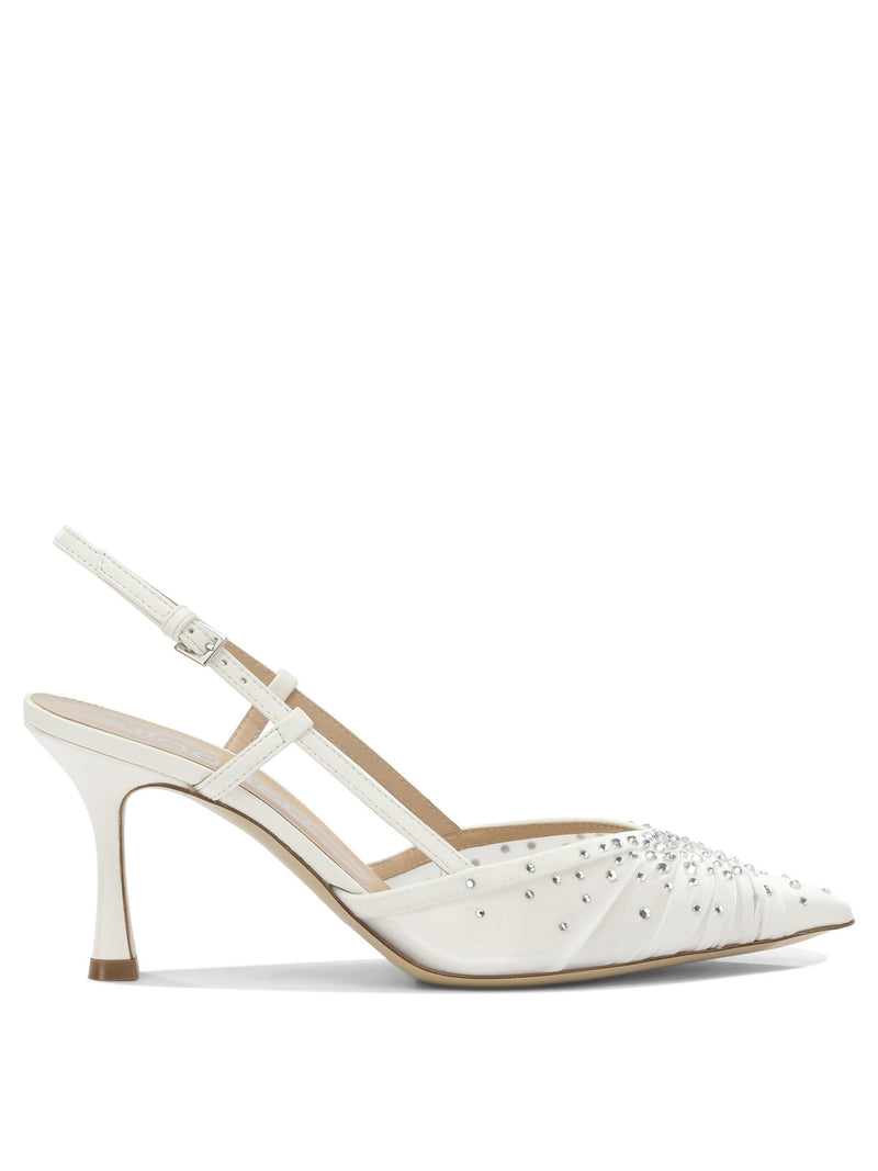 Ninalilou Ninalilou Zapatos de tacón de mujer Blanco 361232NAPPA AVORIO - World Class Fashion