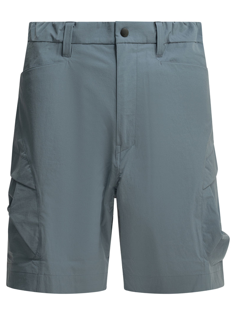Oakley Factory Team By Brain Dead Oakley Factory Team By Brain Dead Wide Cargo Shorts Light Blue - World Class Fashion