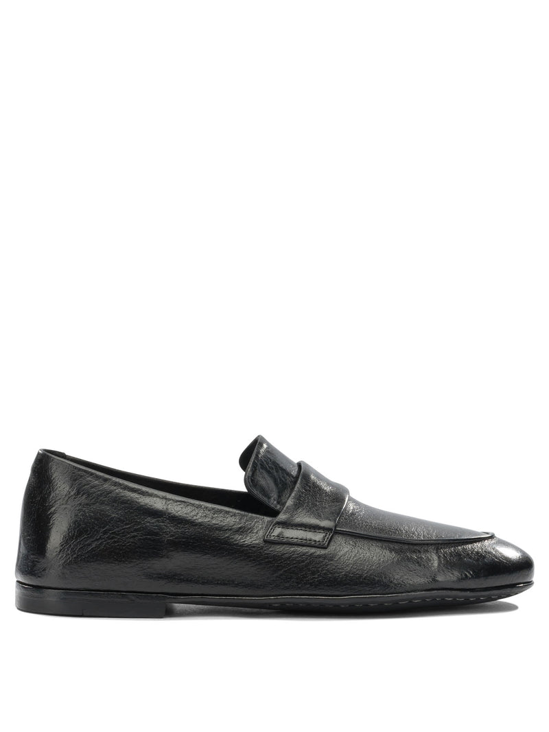 Officine Creative Mocasines de piel negra Airto de Officine Creative para hombre - World Class Fashion