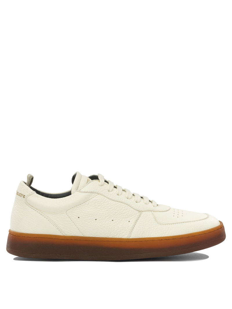 Officine Creative Zapatillas bajas blancas para hombre Officine Creative Asset 001 - World Class Fashion