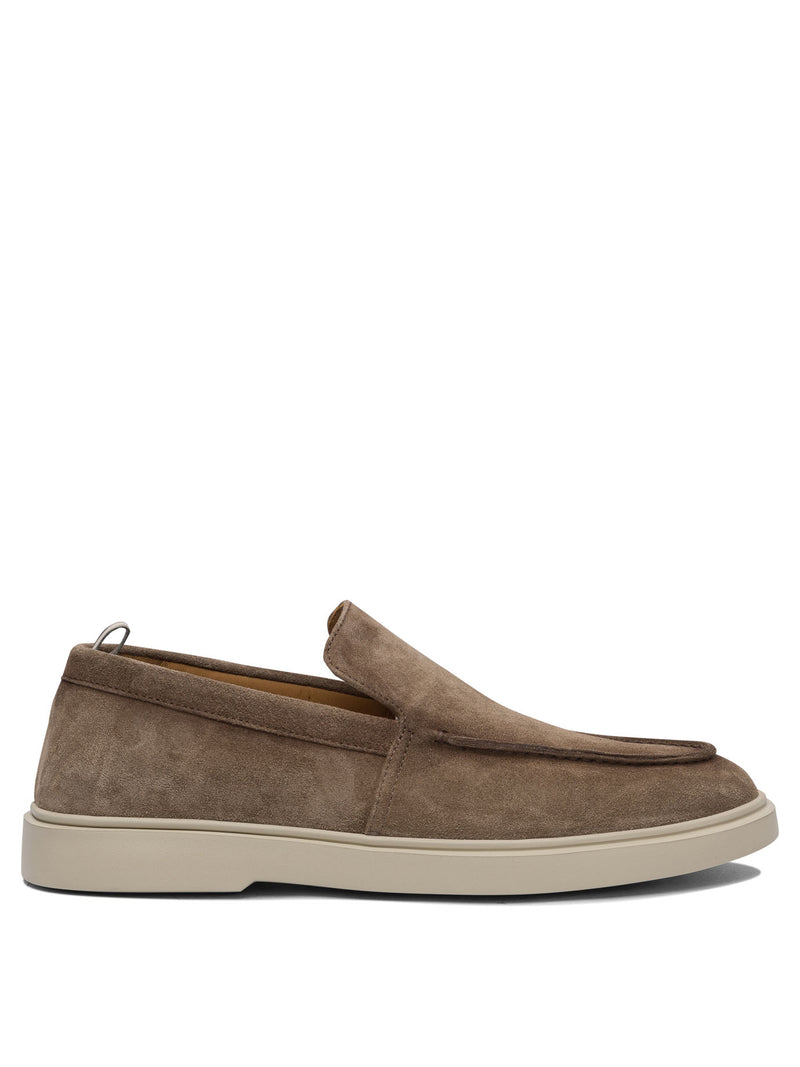 Officine Creative Mocasines de hombre Officine Creative BONES de ante verde - World Class Fashion