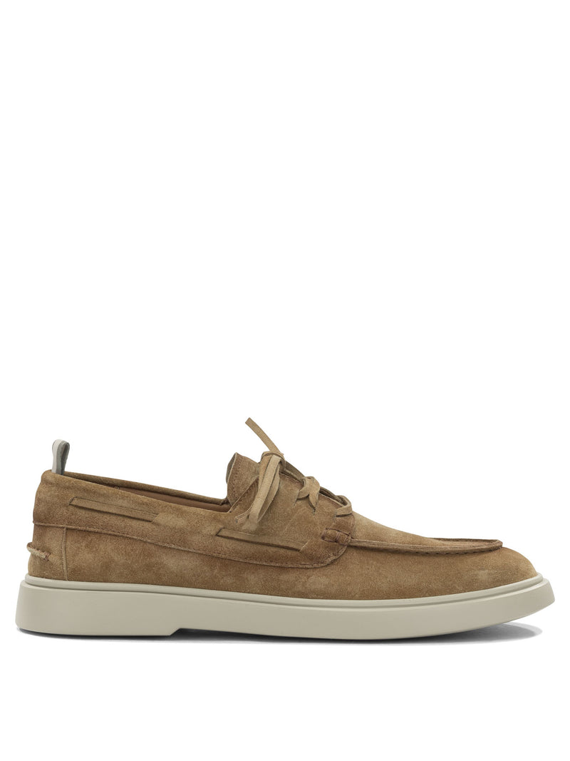 Officine Creative Mocasines de hombre de ante marrón Officine Creative Bones 013 - World Class Fashion