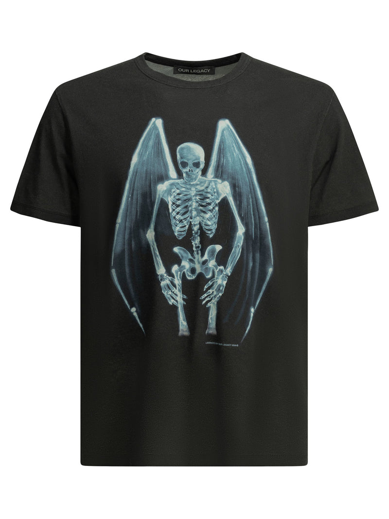 Our Legacy Nuestra camiseta de cuello redondo Fallen Angel de Our Legacy, color negro - World Class Fashion