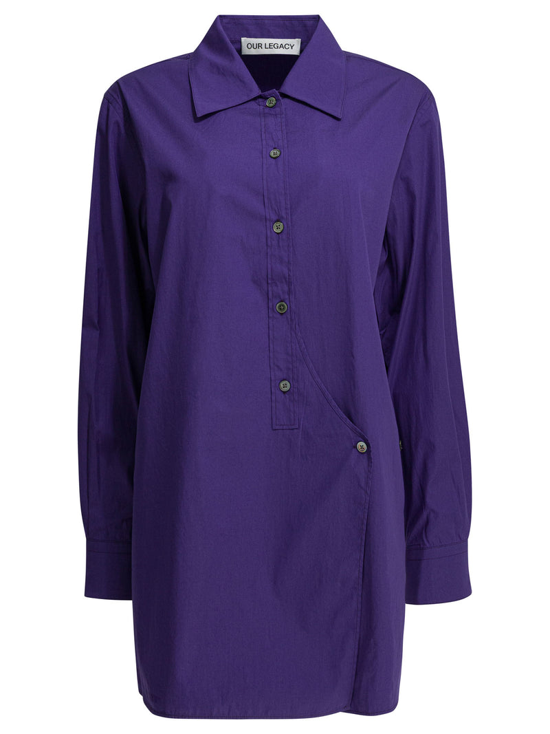 Our Legacy Our Legacy Wave Shirt Blue Women - World Class Fashion