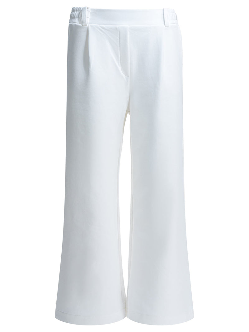 Own: Off With Nature Own: Off With Nature Organic Cotton Trousers White - World Class Fashion
