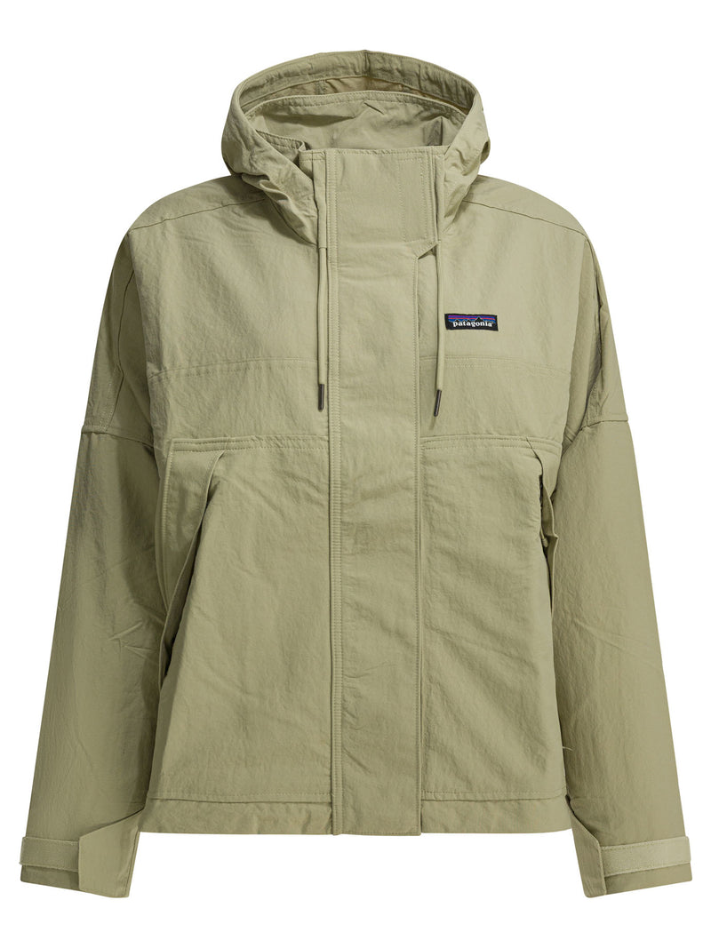 Patagonia Chaqueta de nailon reciclado gris para mujer Patagonia - World Class Fashion