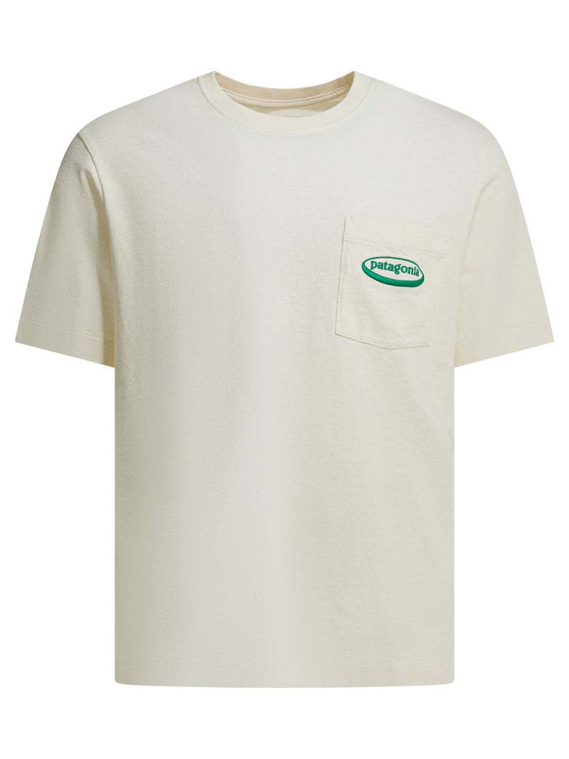Patagonia Camiseta de algodón beige para hombre Patagonia - World Class Fashion