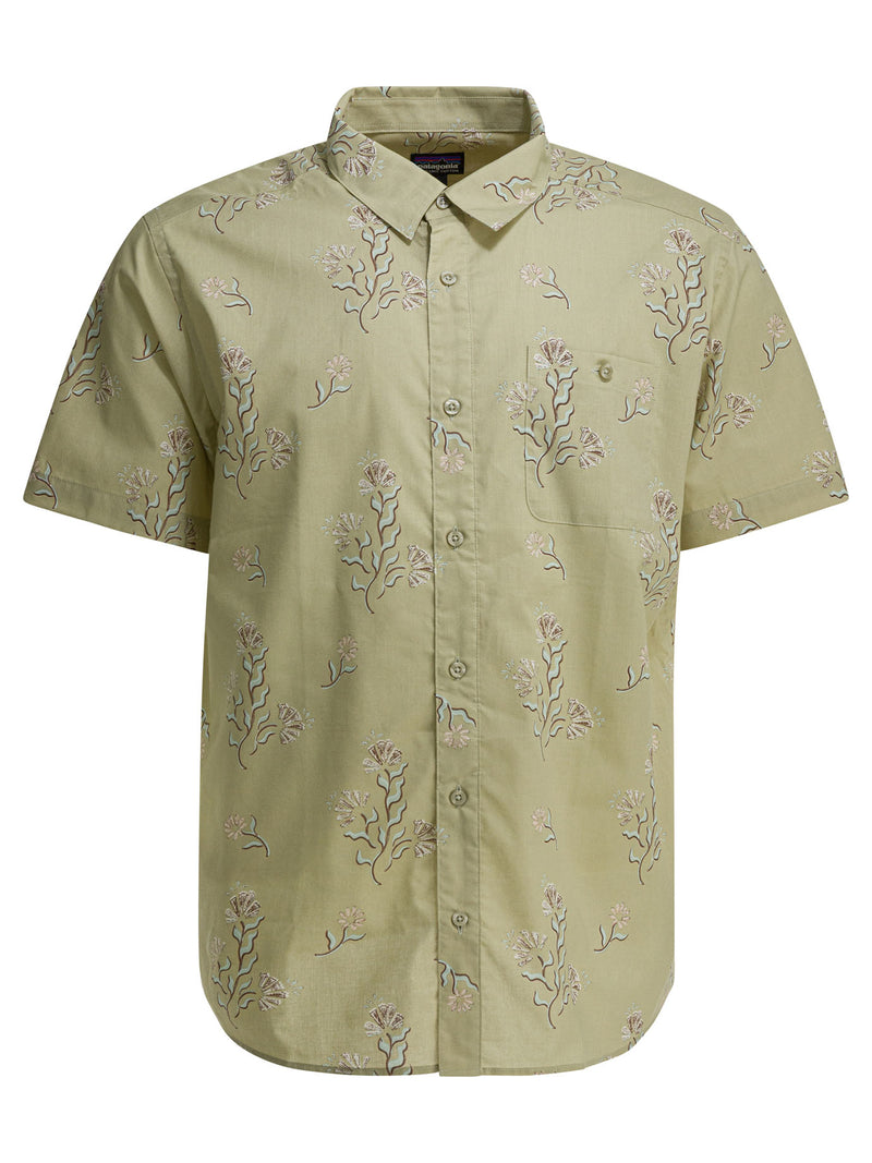 Patagonia Patagonia Men's Organic Cotton Green Shirt - World Class Fashion