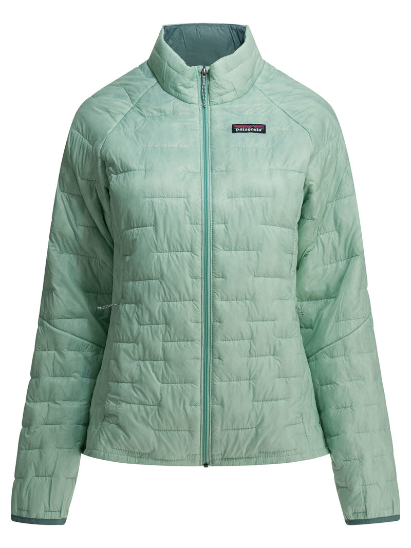Patagonia Patagonia Chaqueta Corta de Plumas Micro Puff para Mujer Azul Claro - World Class Fashion