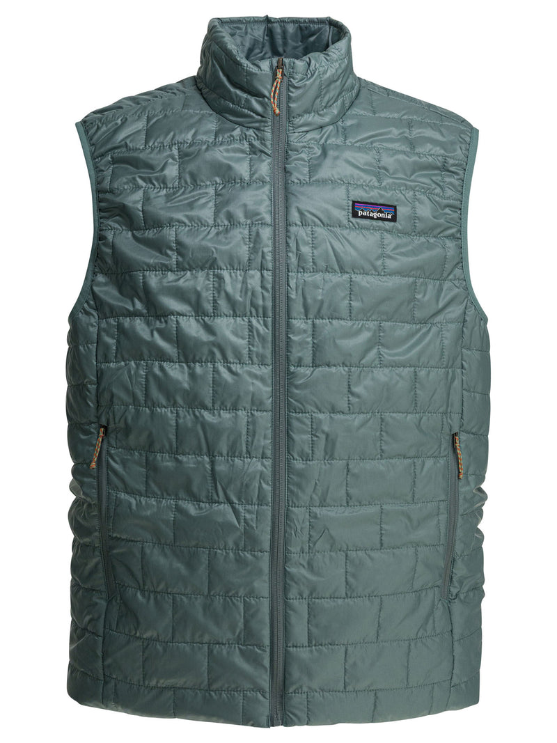 Patagonia Patagonia M'S Nano Puff Sleeveless Jacket Light Blue - World Class Fashion