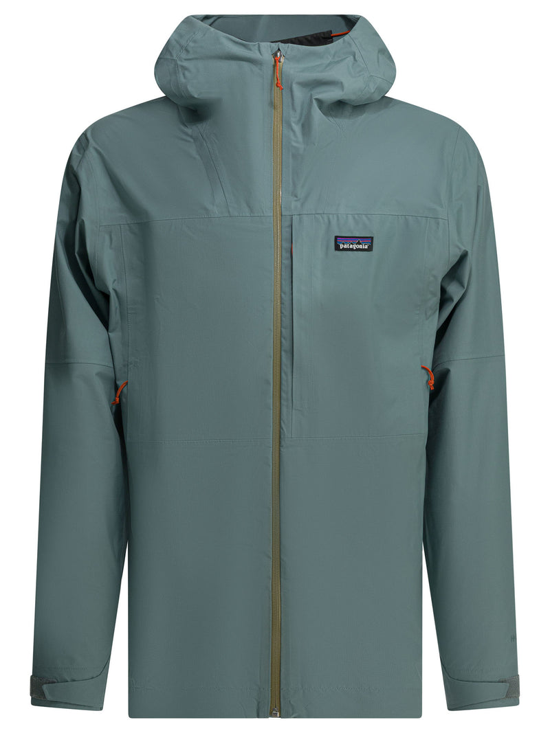 Patagonia Patagonia M'S Boulder Fork Rain Jacket Light Blue - World Class Fashion