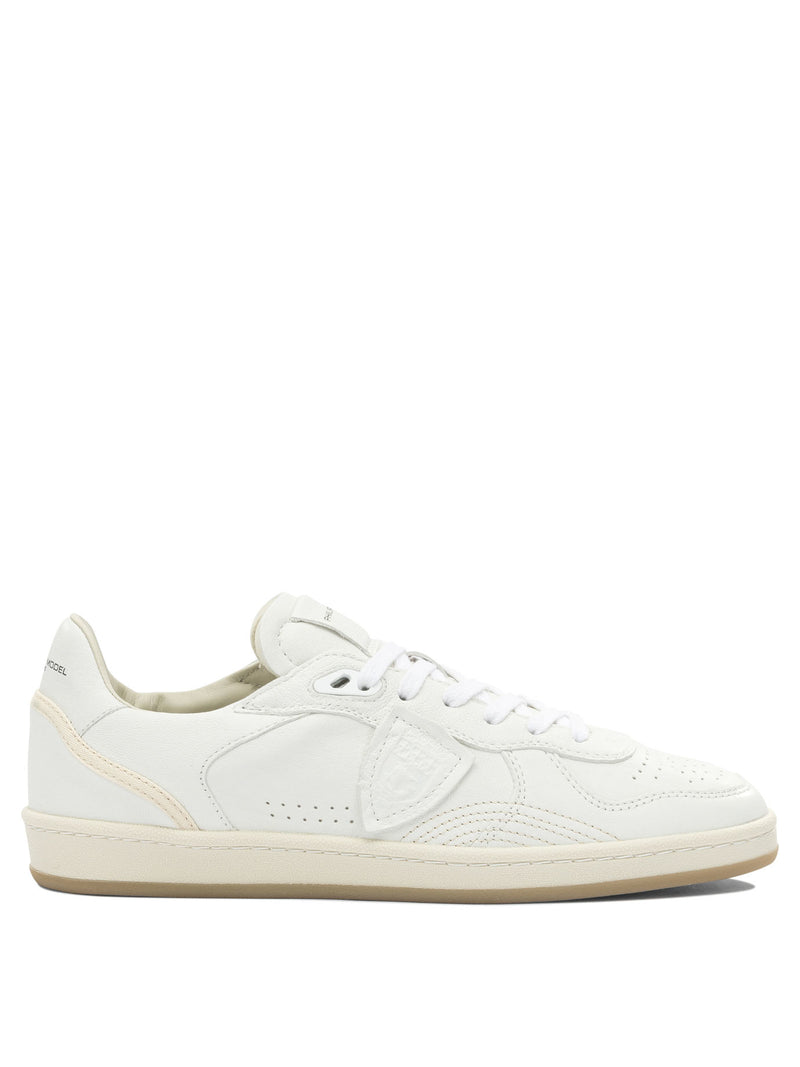 Philippe Model Paris Philippe Model Paris Men's White Leather Sneakers - World Class Fashion