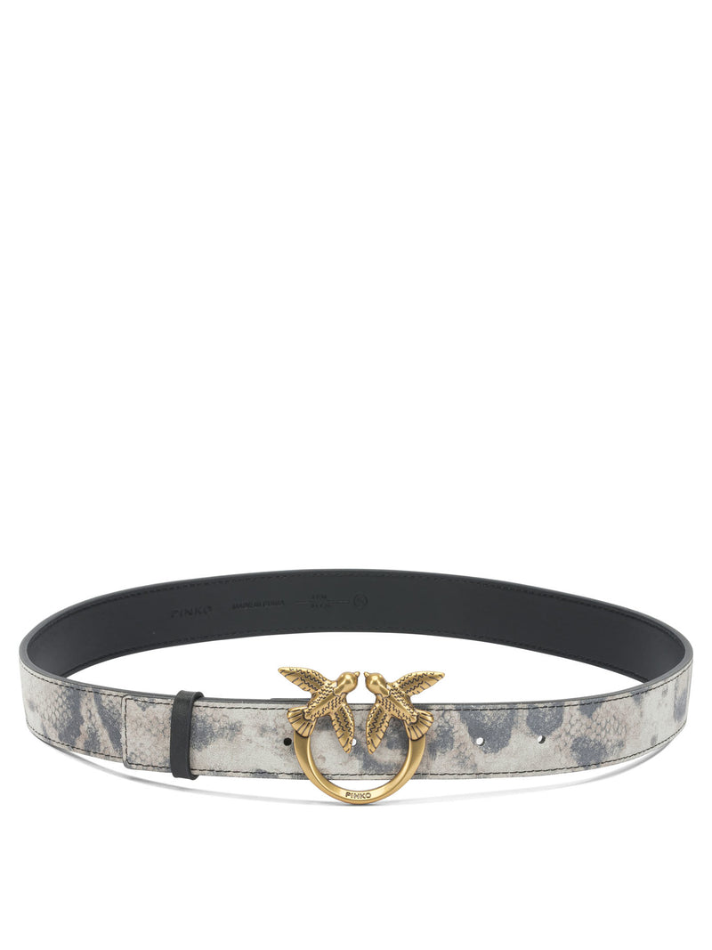 Pinko Pinko Leather Belt White Women - World Class Fashion