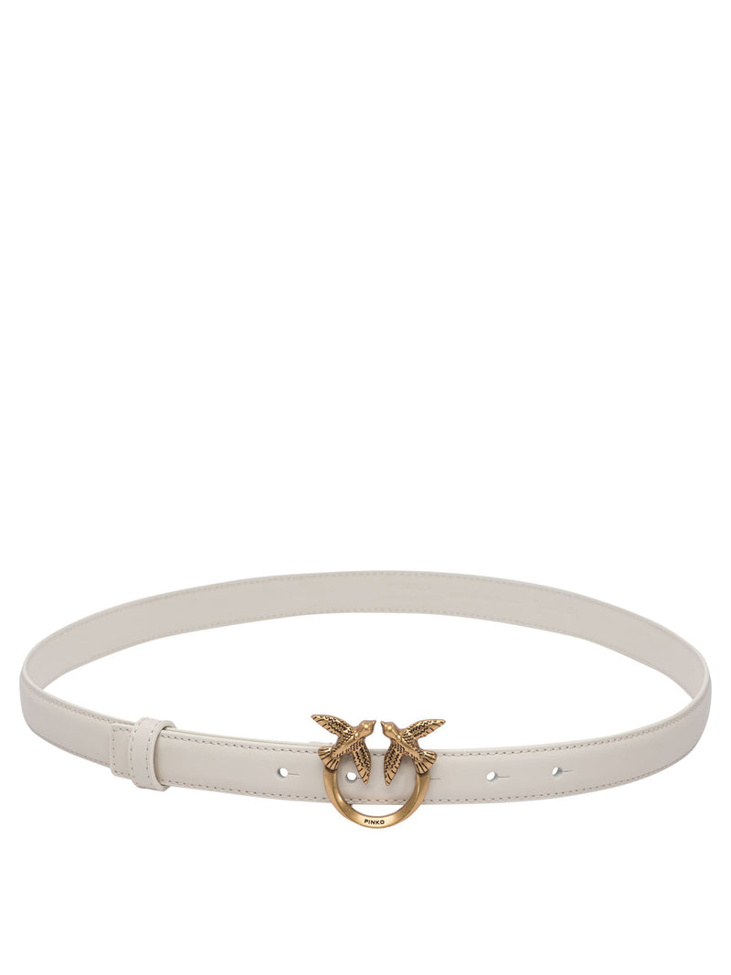 Pinko Pinko Leather Belt White Women - World Class Fashion