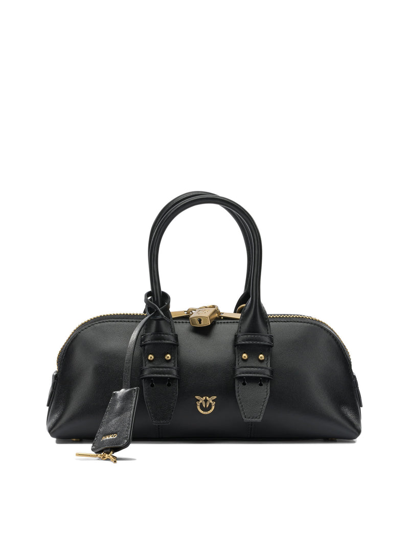 Pinko Pinko Women's Black Leather Handbag - World Class Fashion
