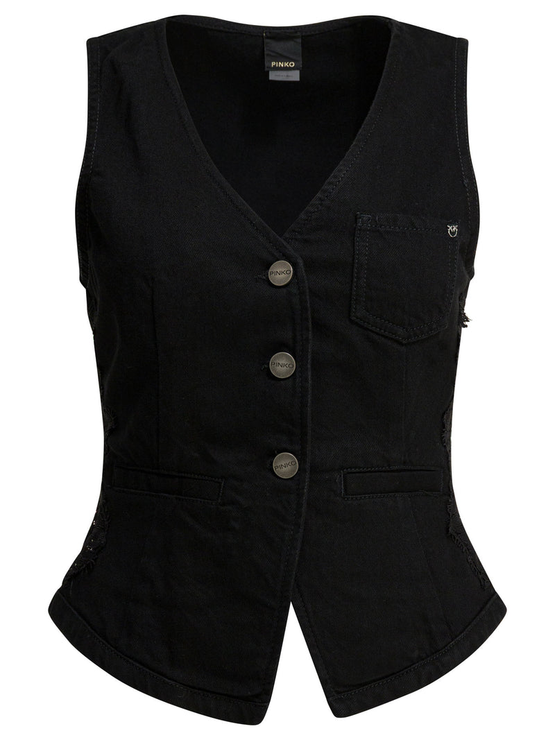 Pinko Pinko Cotton Jacket Black Women - World Class Fashion