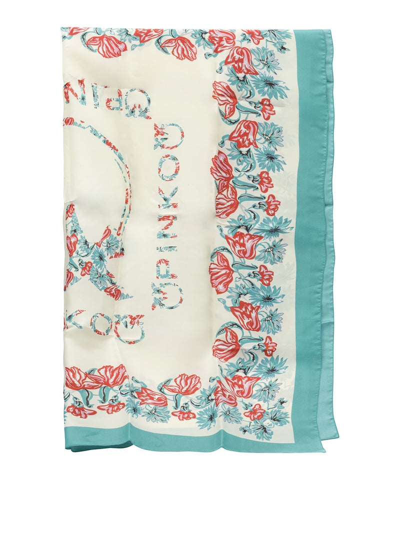 Pinko Pinko Women's White Silk Scarf - World Class Fashion