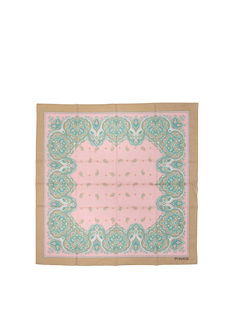 Pinko Pinko Women's Cotton Scarf Pink - World Class Fashion