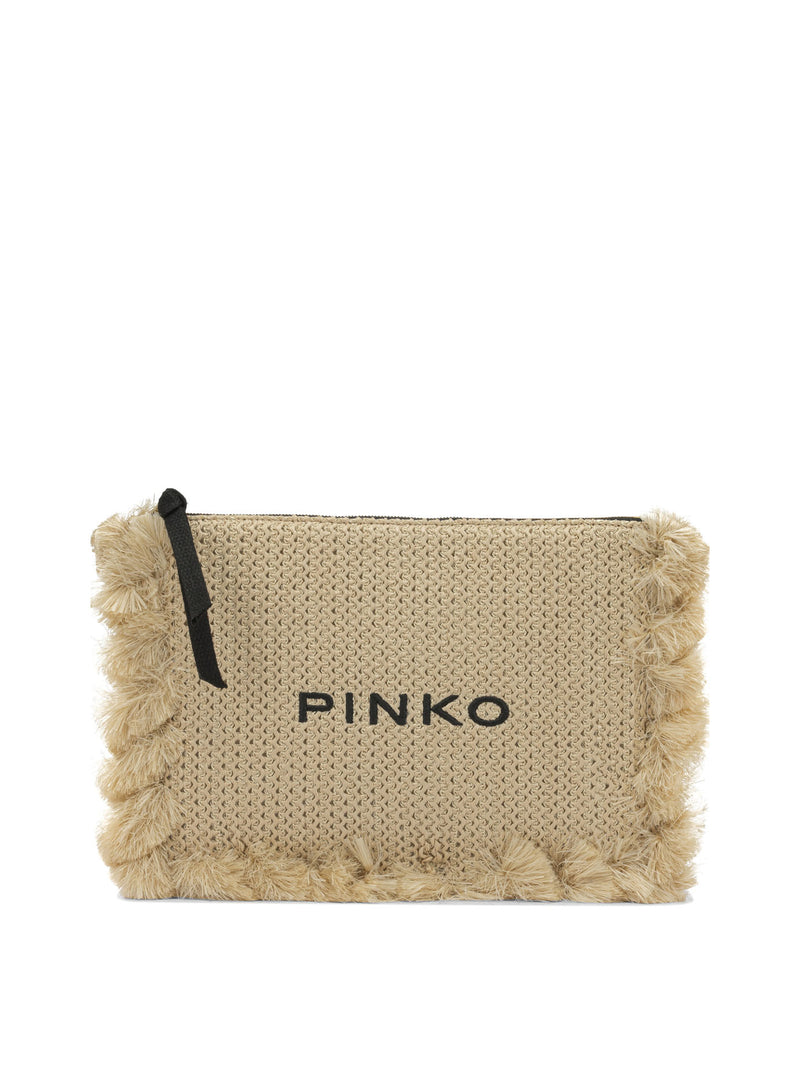 Pinko Pinko Women Clutch Bag Beige - World Class Fashion