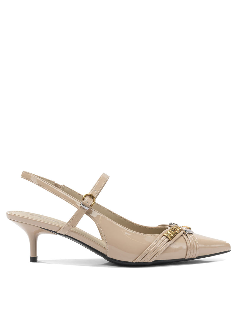 Pinko Pinko Women's Leather Pumps Beige - World Class Fashion