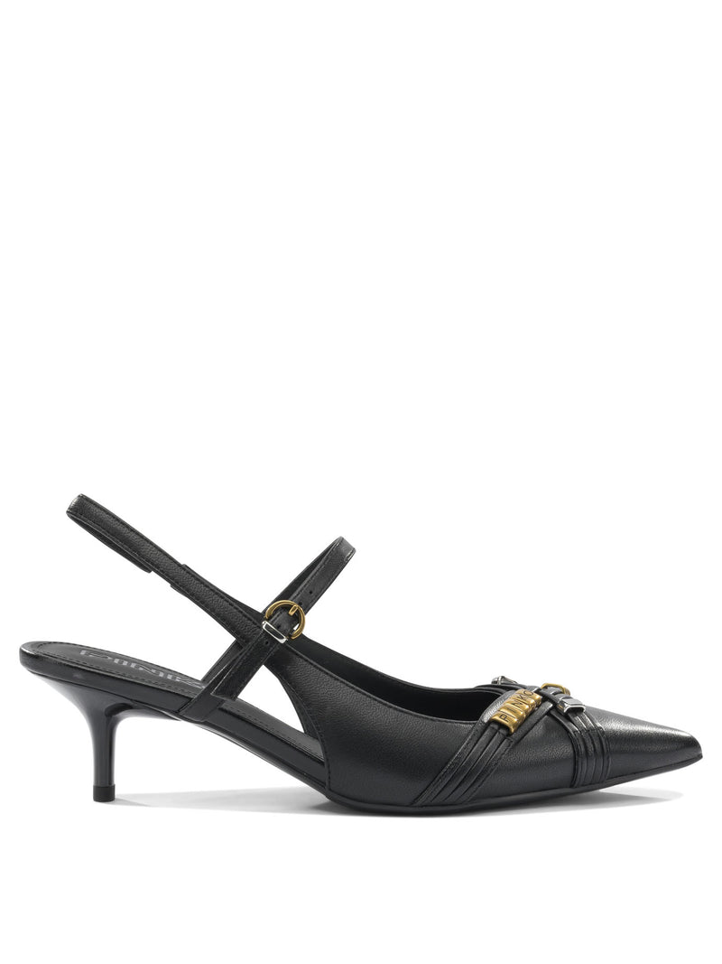 Pinko Pinko Women Leather Pumps Black - World Class Fashion