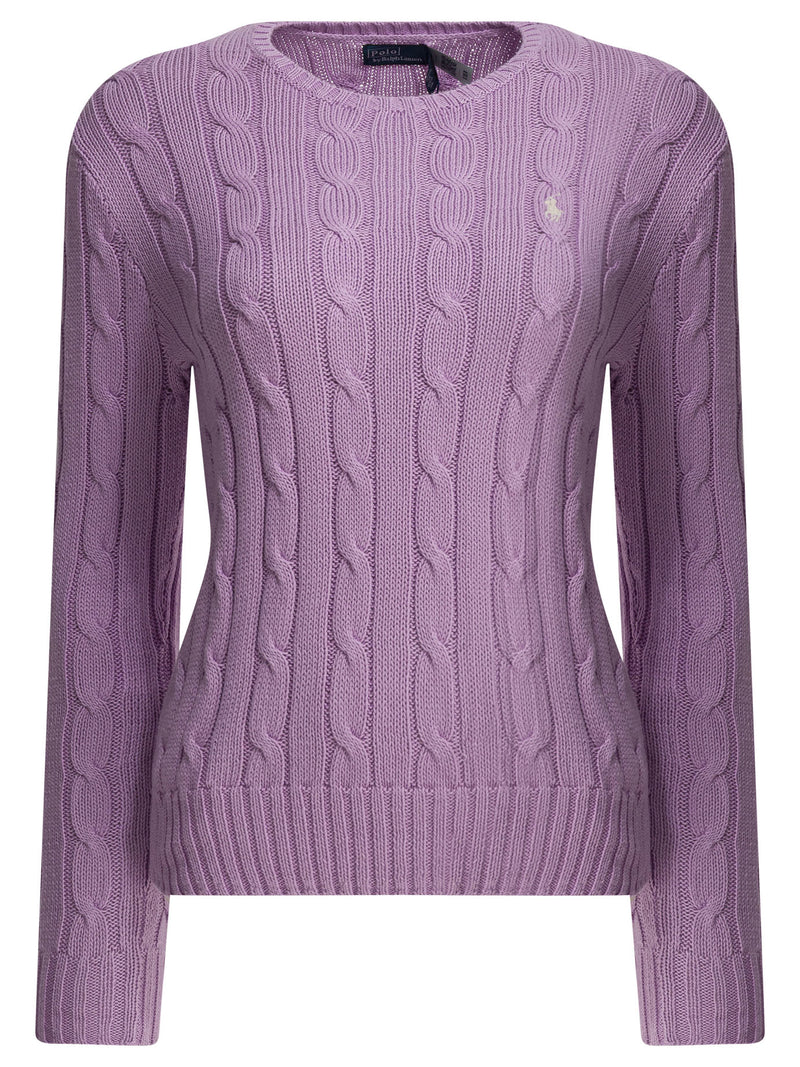Polo Ralph Lauren Polo Ralph Lauren Crew-neck Sweater Purple Women - World Class Fashion