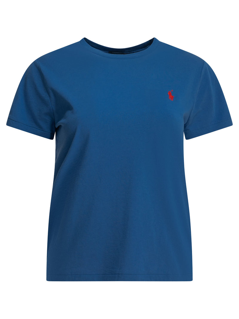 Polo Ralph Lauren Polo Ralph Lauren Crew-neck T-shirt Blue Women - World Class Fashion