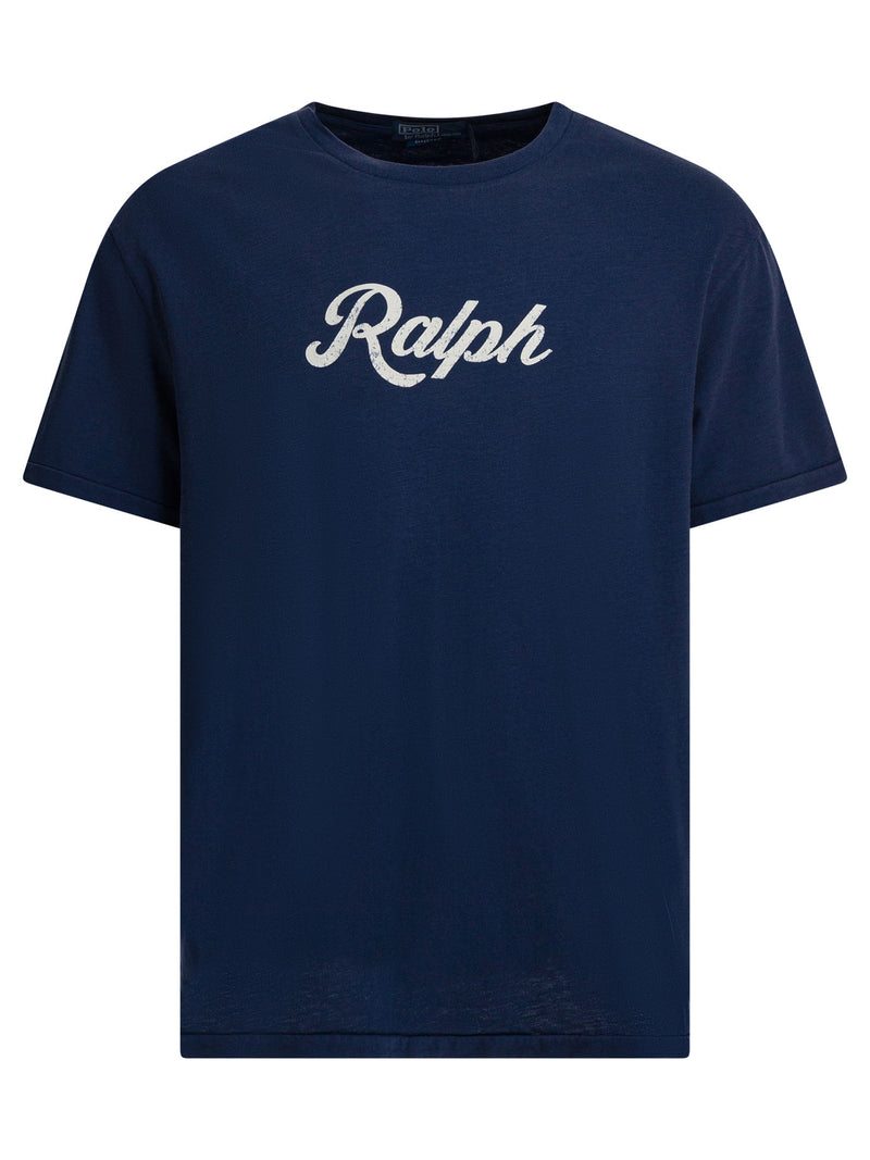 Polo Ralph Lauren Camiseta con logo de Polo Ralph Lauren para hombre, color azul cobalto oscuro - World Class Fashion